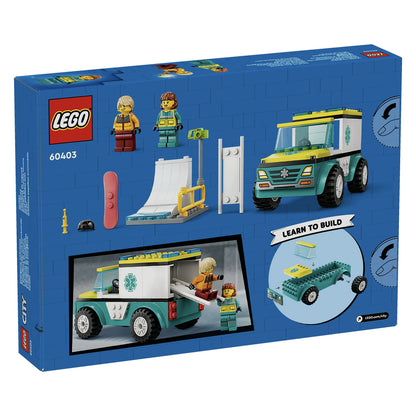 60403 LEGO City Emergency Ambulance and Snowboarder