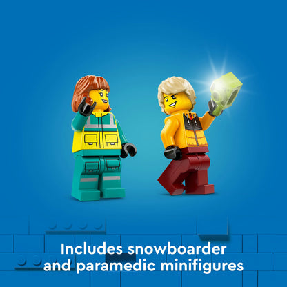 60403 LEGO City Emergency Ambulance and Snowboarder