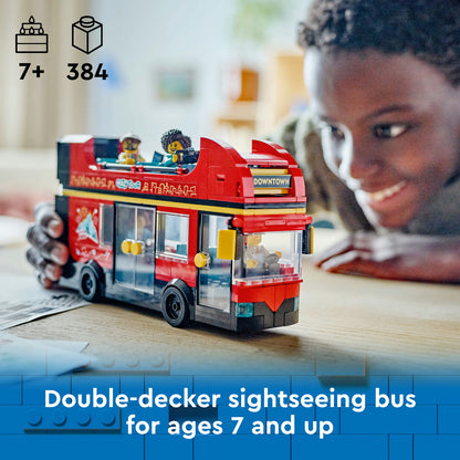 60407 LEGO City Red Double Decker Sightseeing Bus