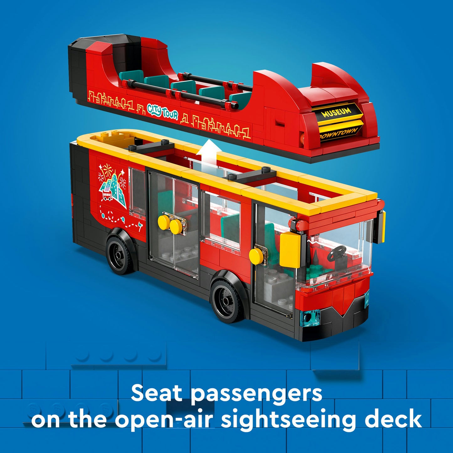 60407 LEGO City Red Double Decker Sightseeing Bus