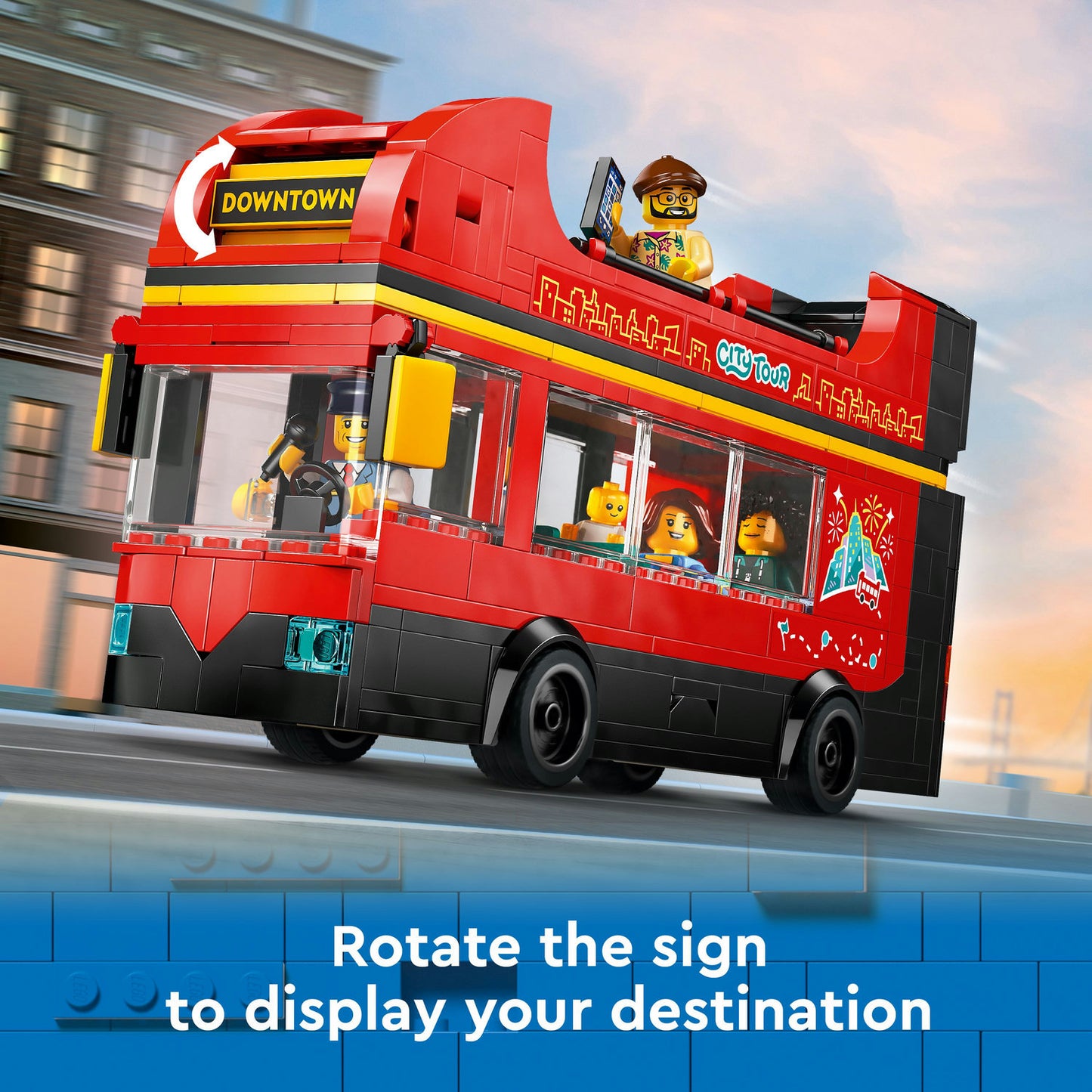 60407 LEGO City Red Double Decker Sightseeing Bus