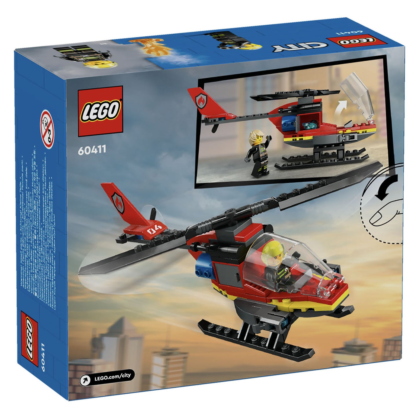 60411 LEGO City Fire Rescue Helicopter