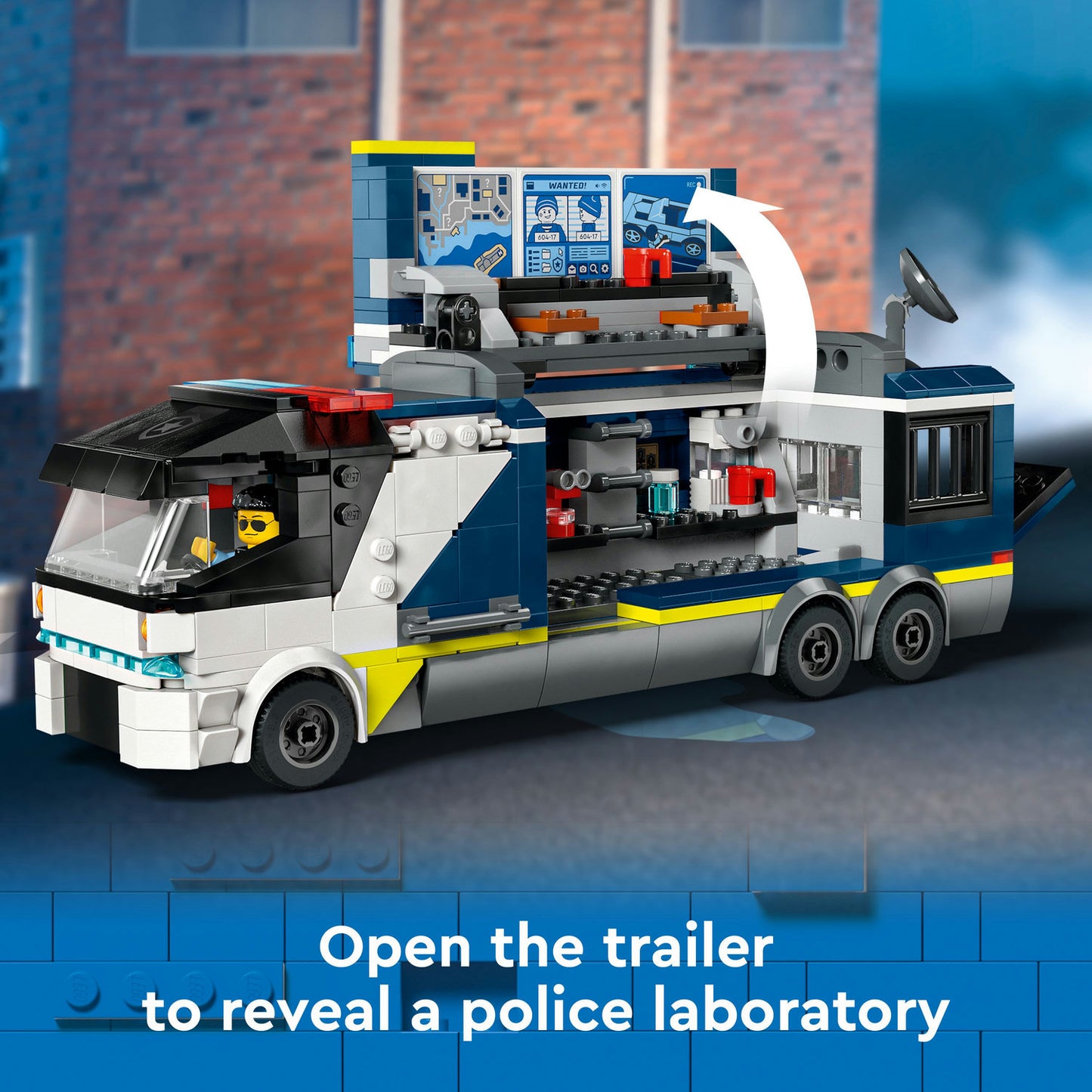 60418 LEGO City Police Mobile Crime Lab Truck