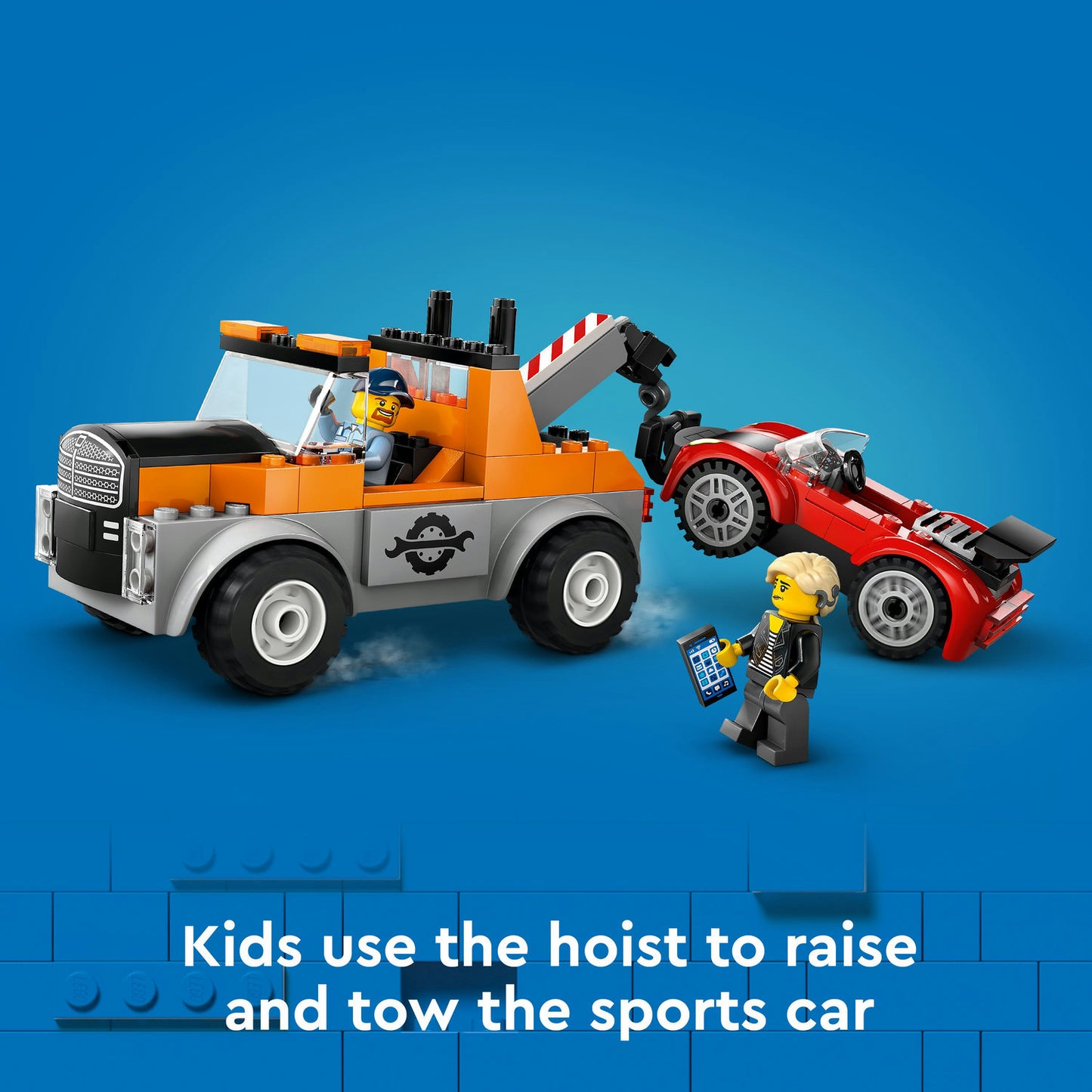 60435 LEGO City Tow Truck and Sports Car Repair