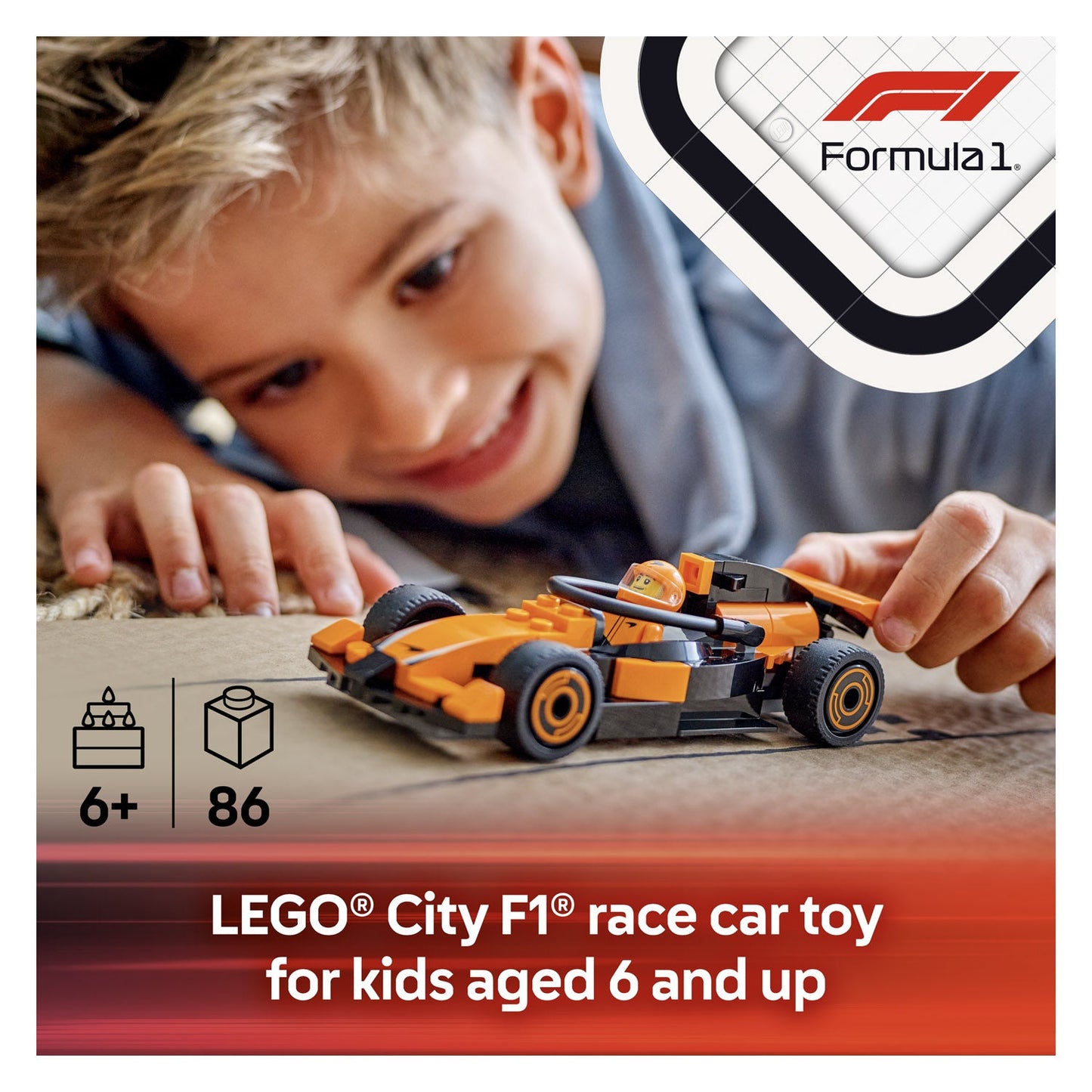 60442 LEGO City F1 Driver with McLaren Race Car