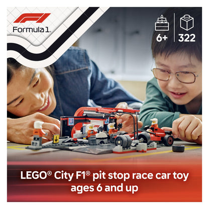 60443 LEGO City F1 Pit Stop & Pit Crew with Ferrari Car