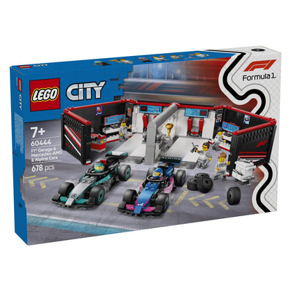 60444 LEGO CityF1 Garage & Mercedes-AMG & Alpine Cars