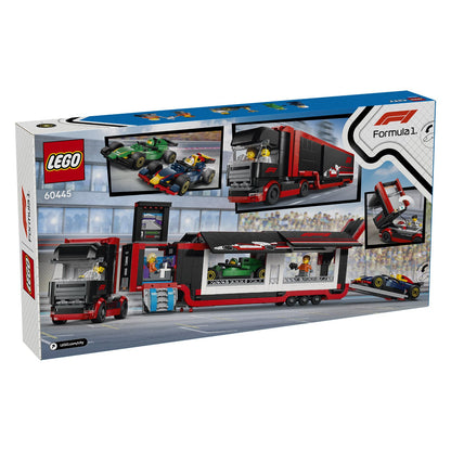 60445 LEGO City F1 Truck with RB20 & AMR24 F1 Cars