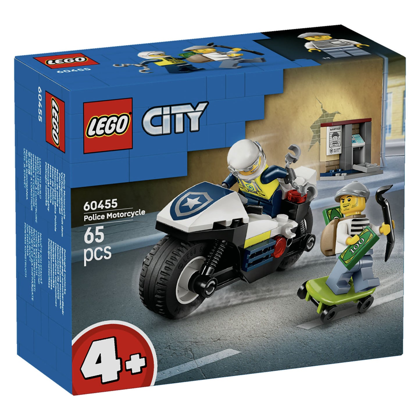 60455 LEGO City Police Motorcycle Chase