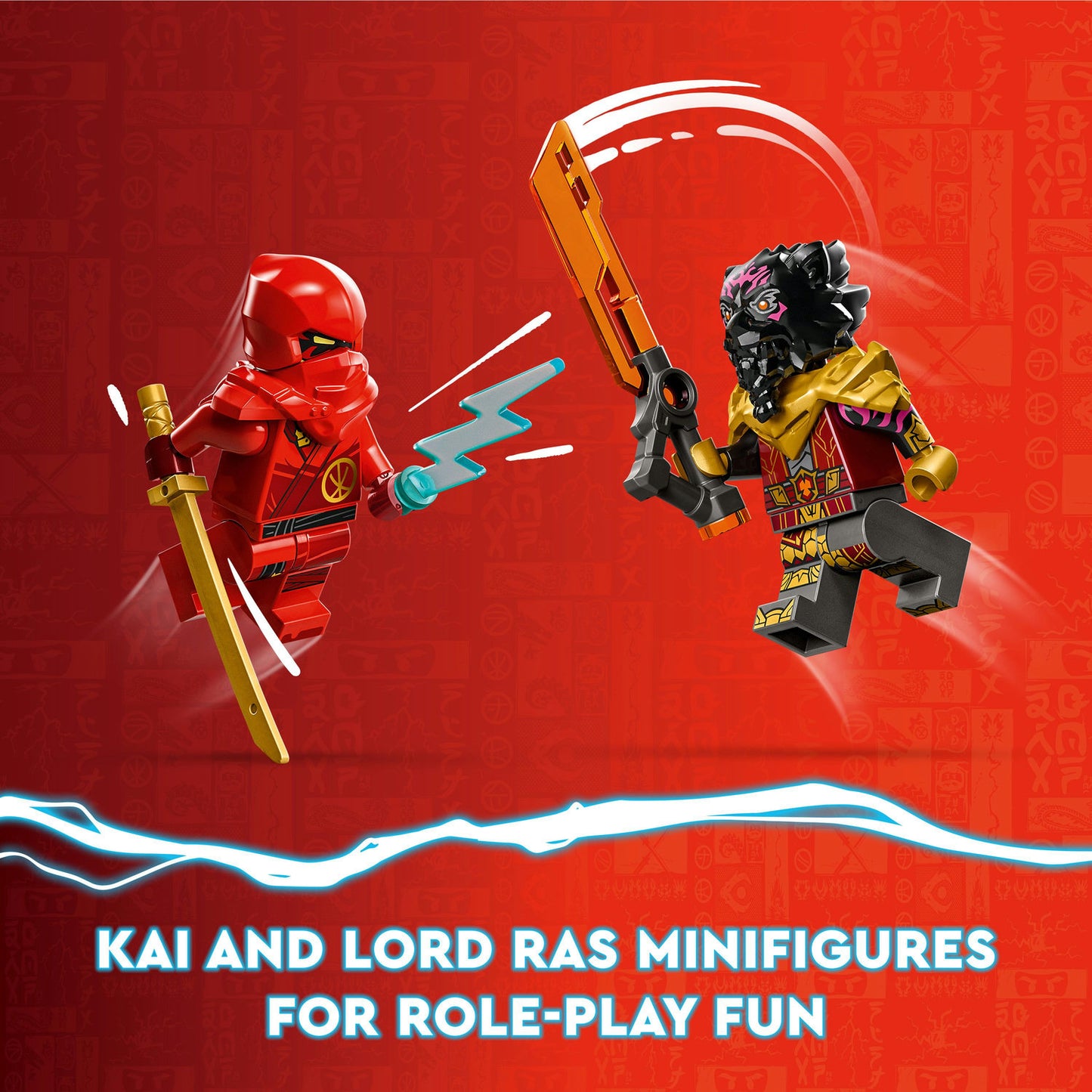 71789 LEGO Ninjago Kai and Ras's Car and Bike Battle