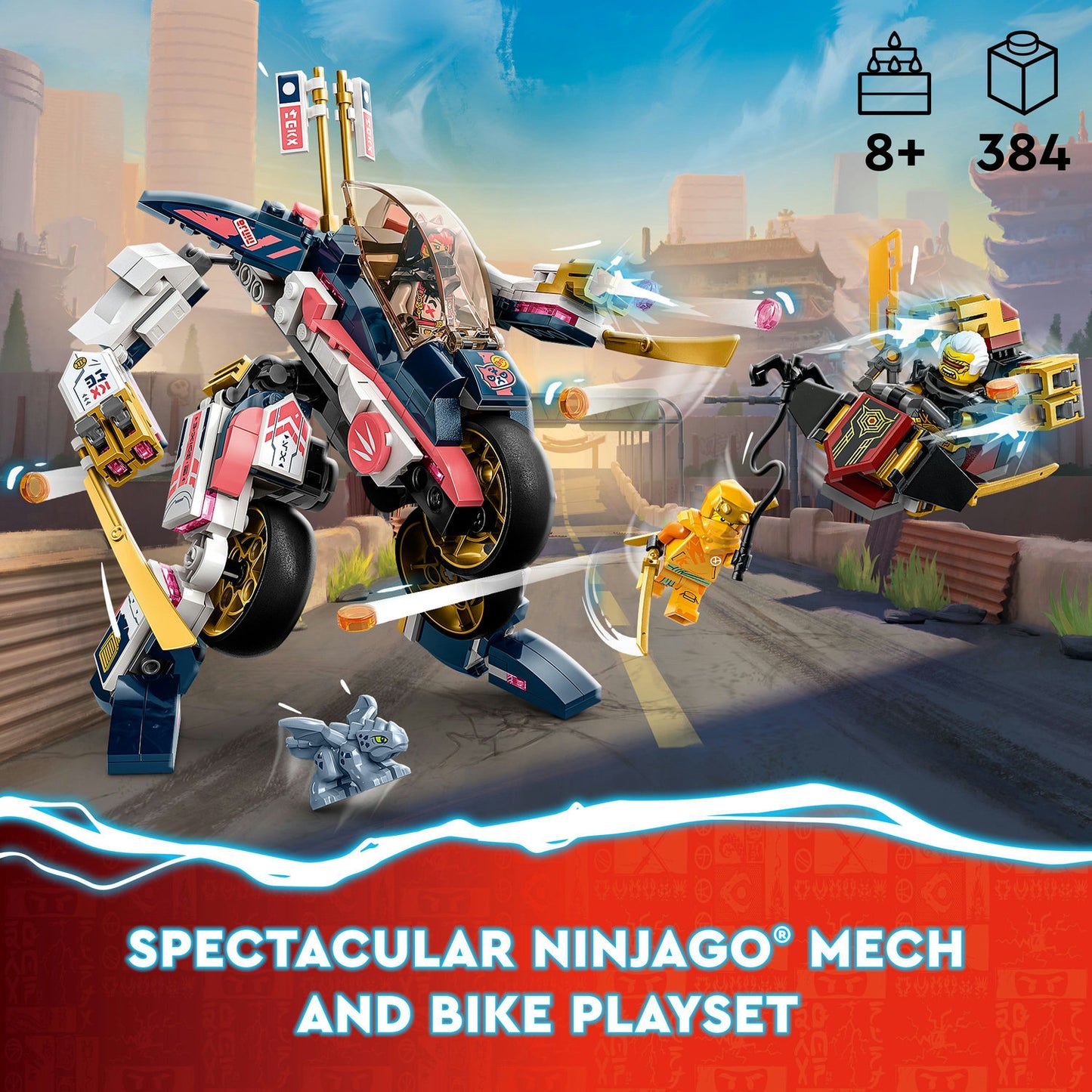 71792 LEGO Ninjago Sora's Transforming Mech Bike Racer