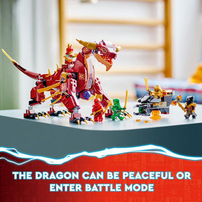 71793 LEGO Ninjago Heatwave Transforming Lava Dragon