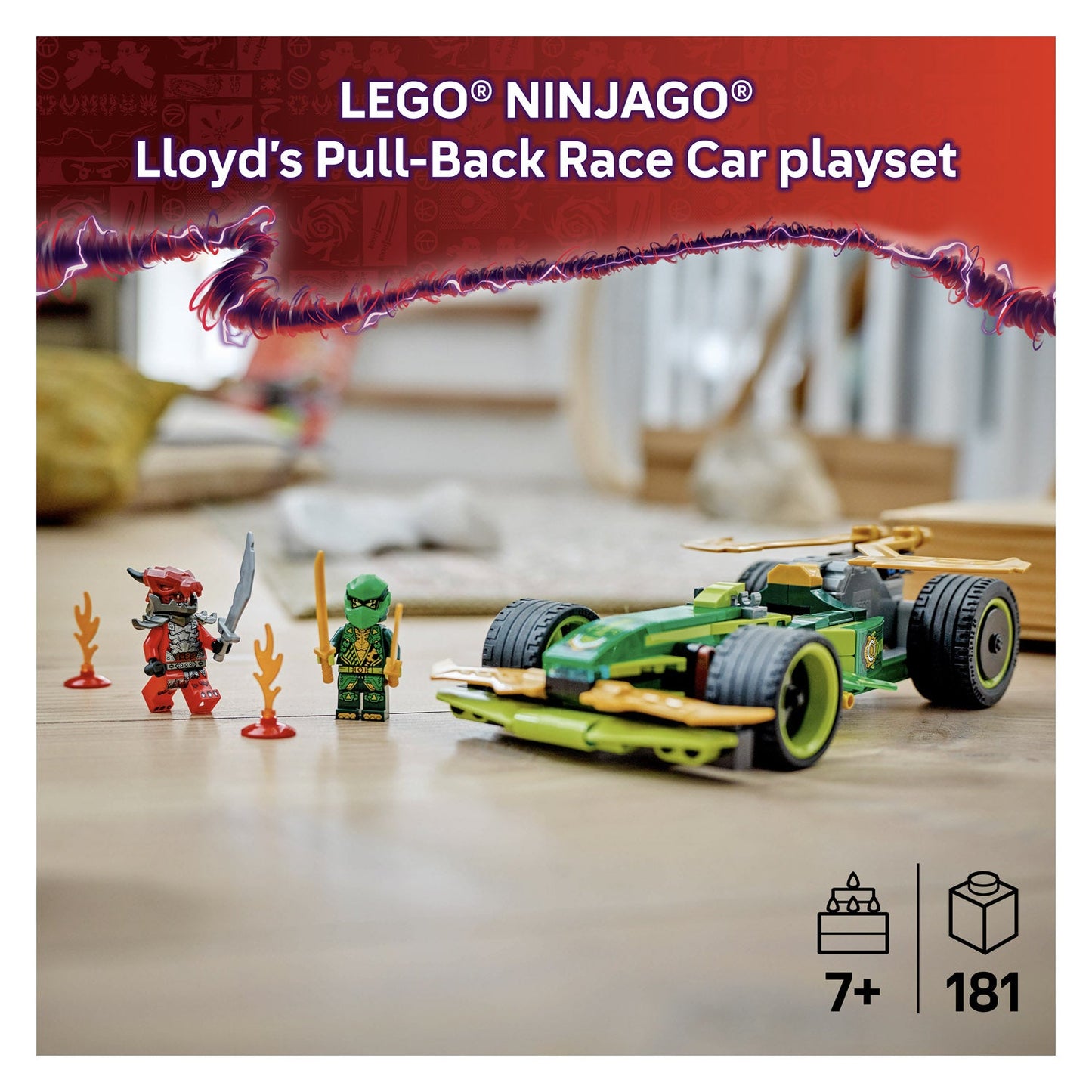 71828 LEGO Ninjago Lloyd's Pull-Back Race Car