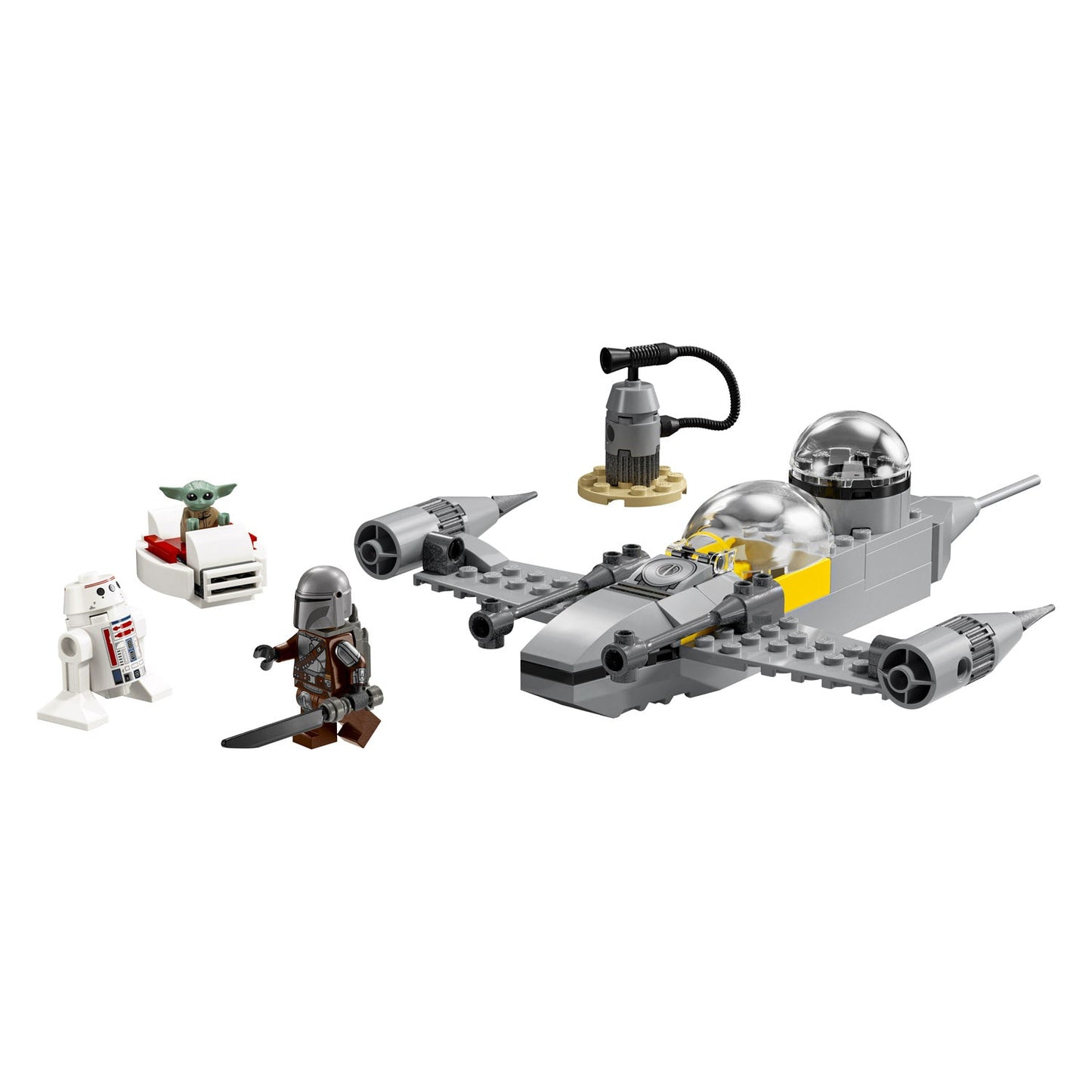 75410 LEGO Star Wars TM Mando and Grogu's N-1 Starfighter