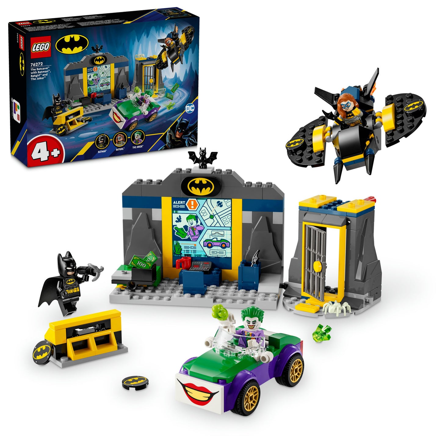 76272 LEGO Super Heroes The Batcave™ with Batman™, Batgirl™ and The Joker™