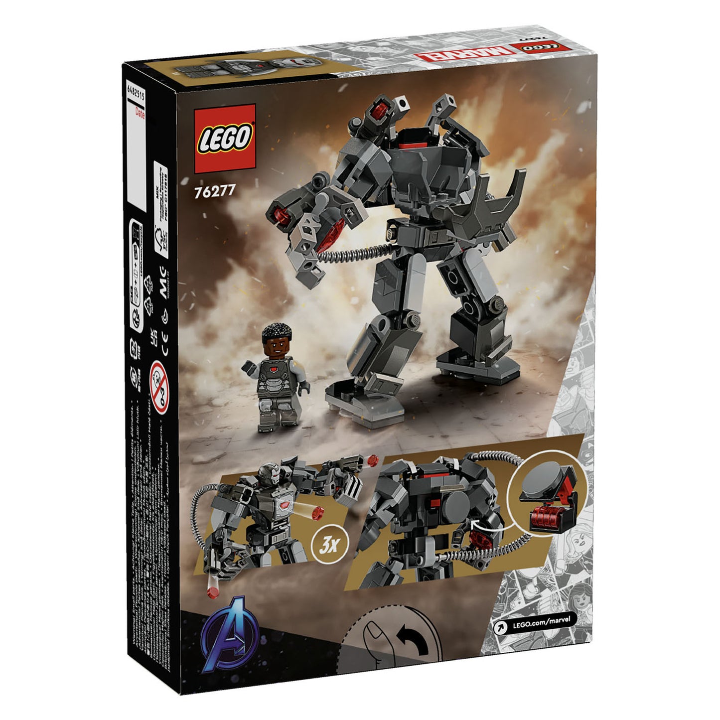 76277 LEGO Super Heroes War Machine Mech Armor