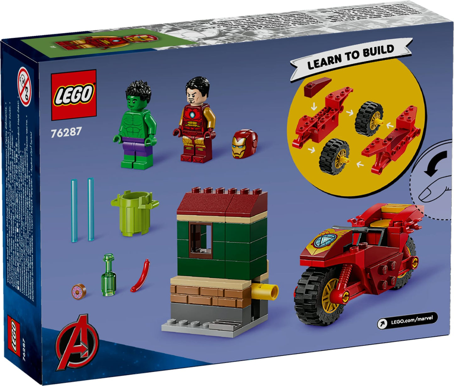 76287 Iron Man with Bike and The Hulk