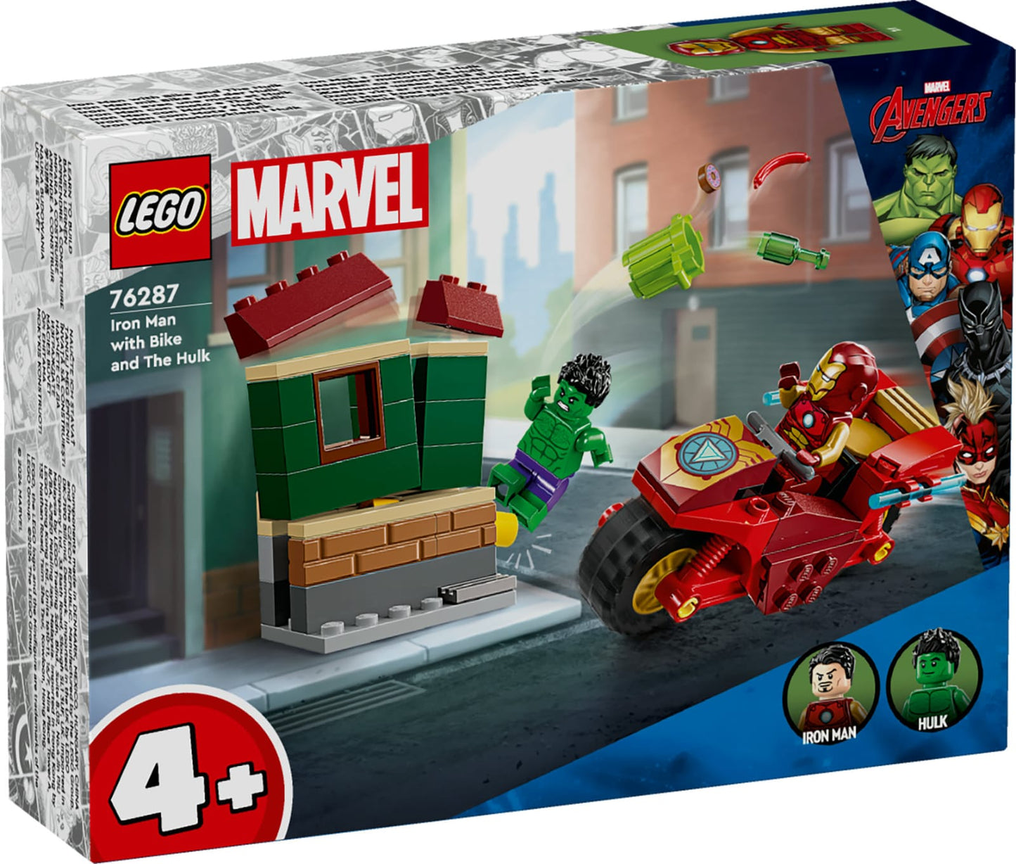 76287 Iron Man with Bike and The Hulk