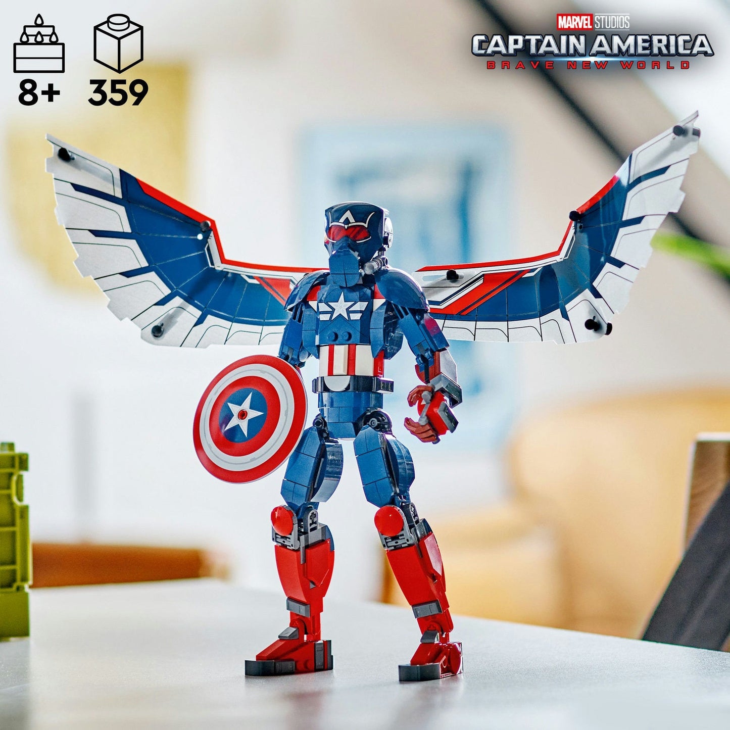 76296 New Captain America Construction Figure