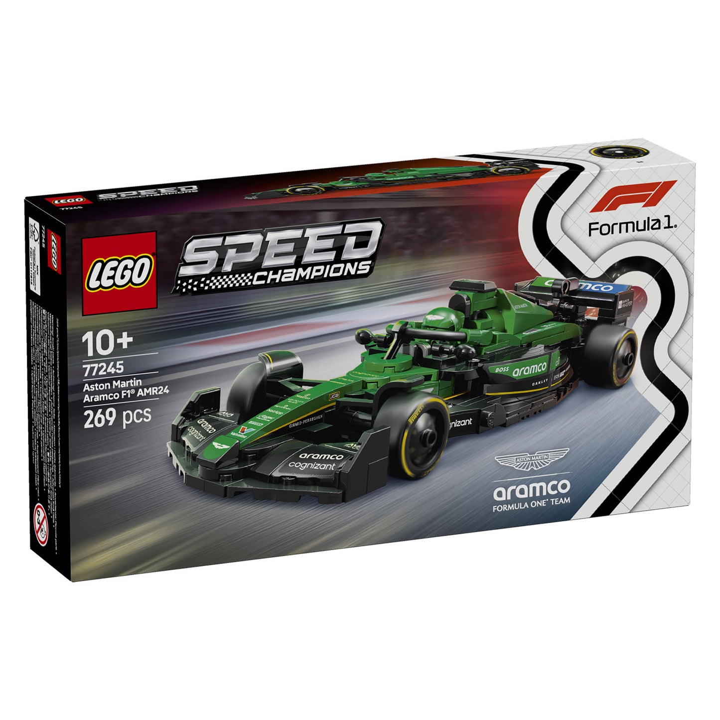 77245 LEGO Speed Champions Aston Martin Aramco F1® AMR24 Race Car