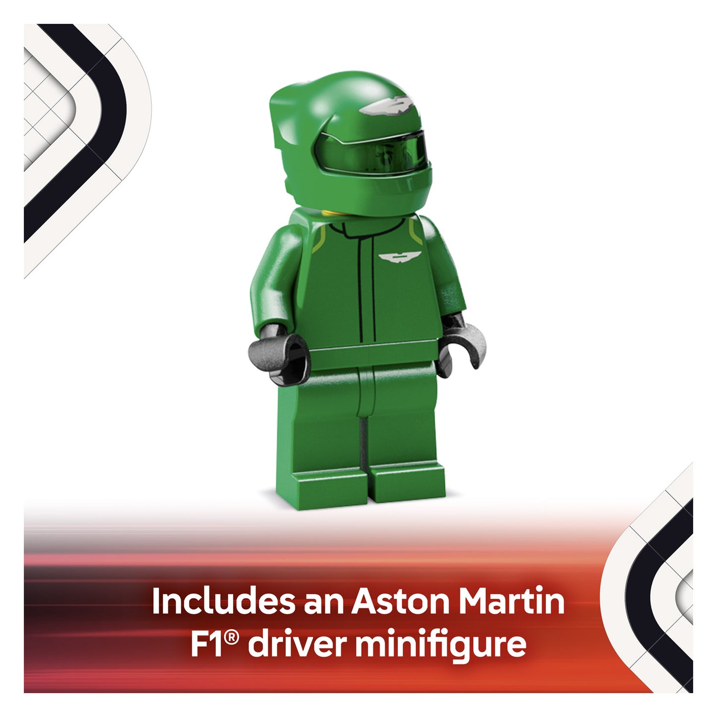 77245 LEGO Speed Champions Aston Martin Aramco F1® AMR24 Race Car