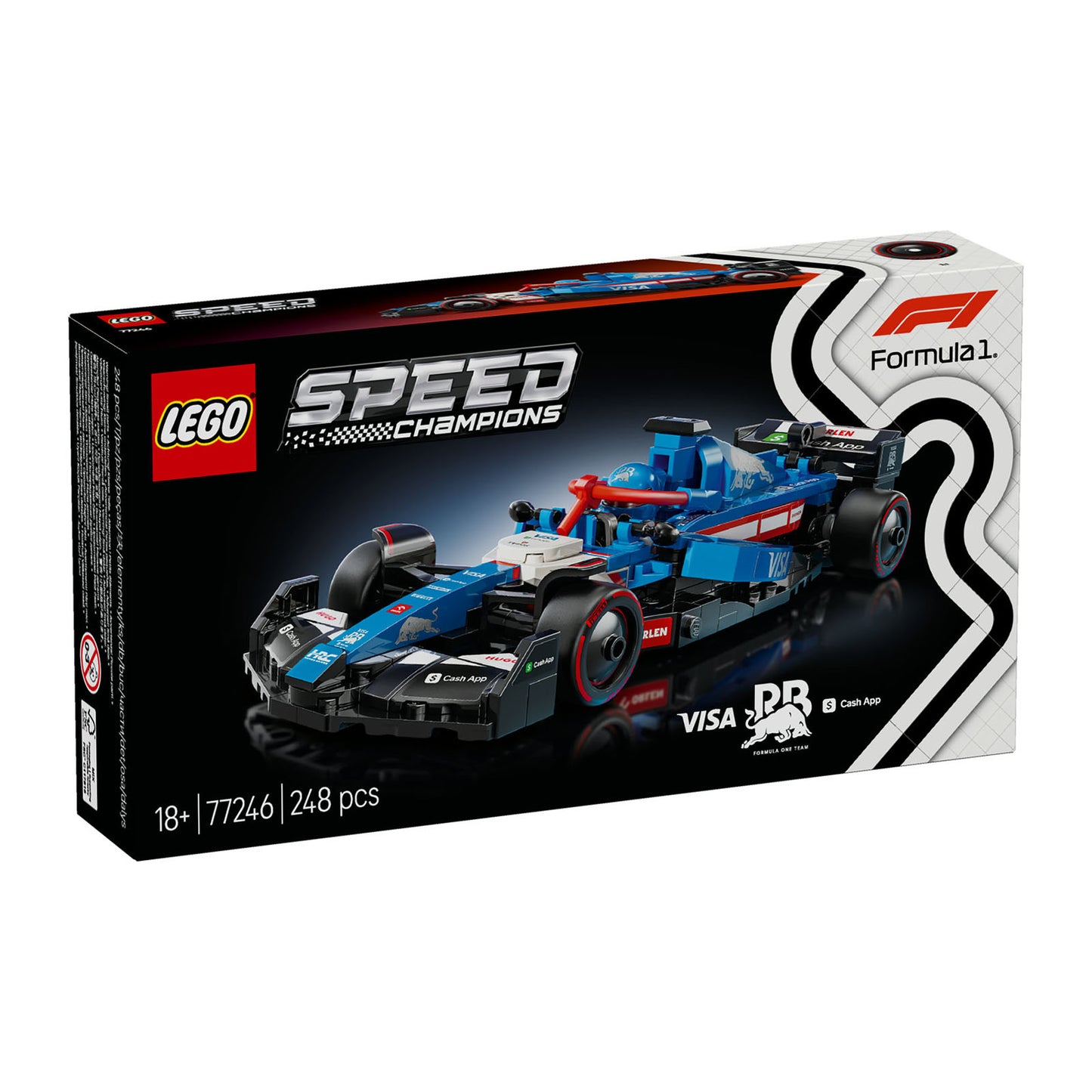 77246 LEGO Speed Champions Visa Cash App RB VCARB 01 F1® Race Car