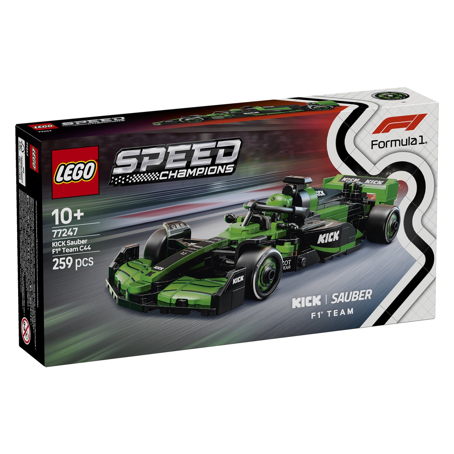 77247 LEGO Speed Champions KICK Sauber F1® Team C44 Race Car