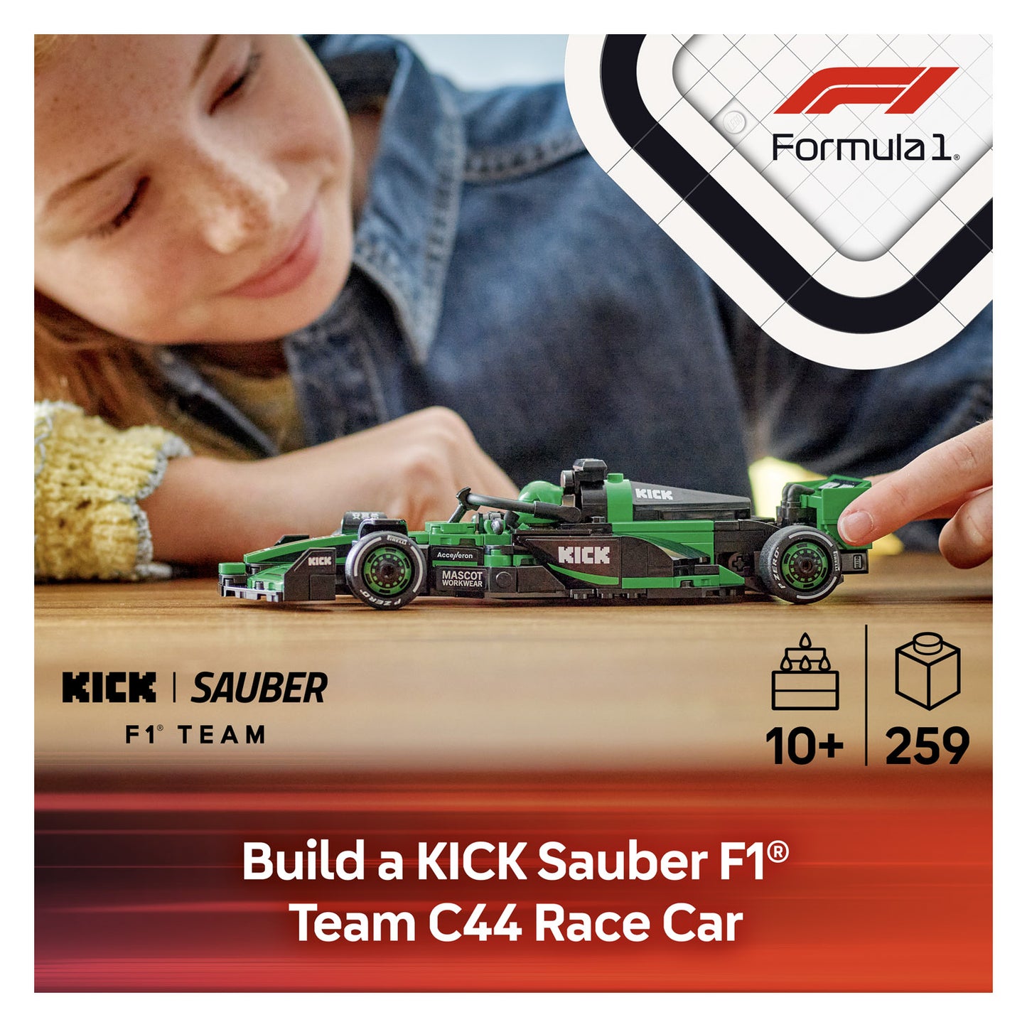 77247 LEGO Speed Champions KICK Sauber F1® Team C44 Race Car