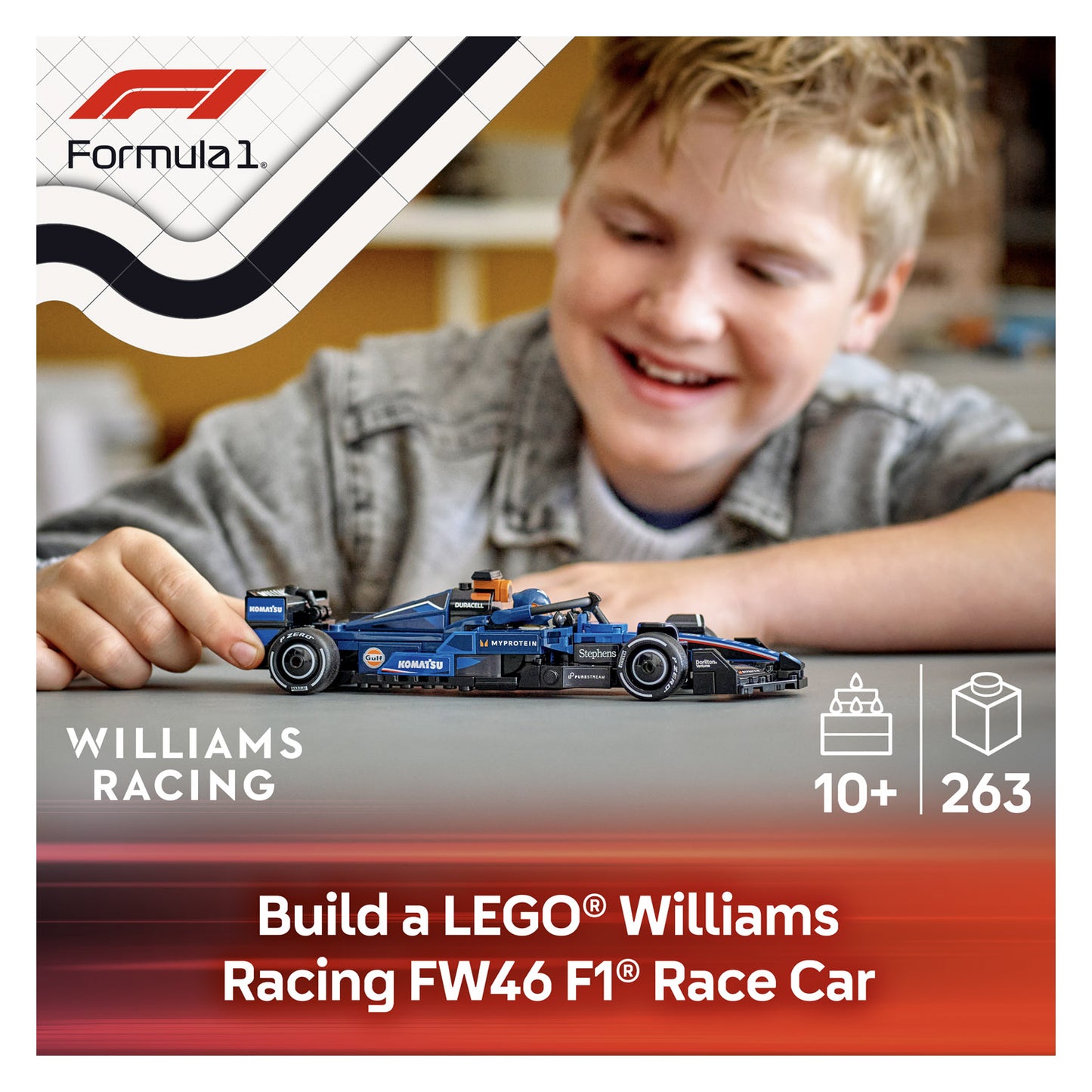 77249 LEGO Speed Champions Williams Racing FW46 F1® Race Car