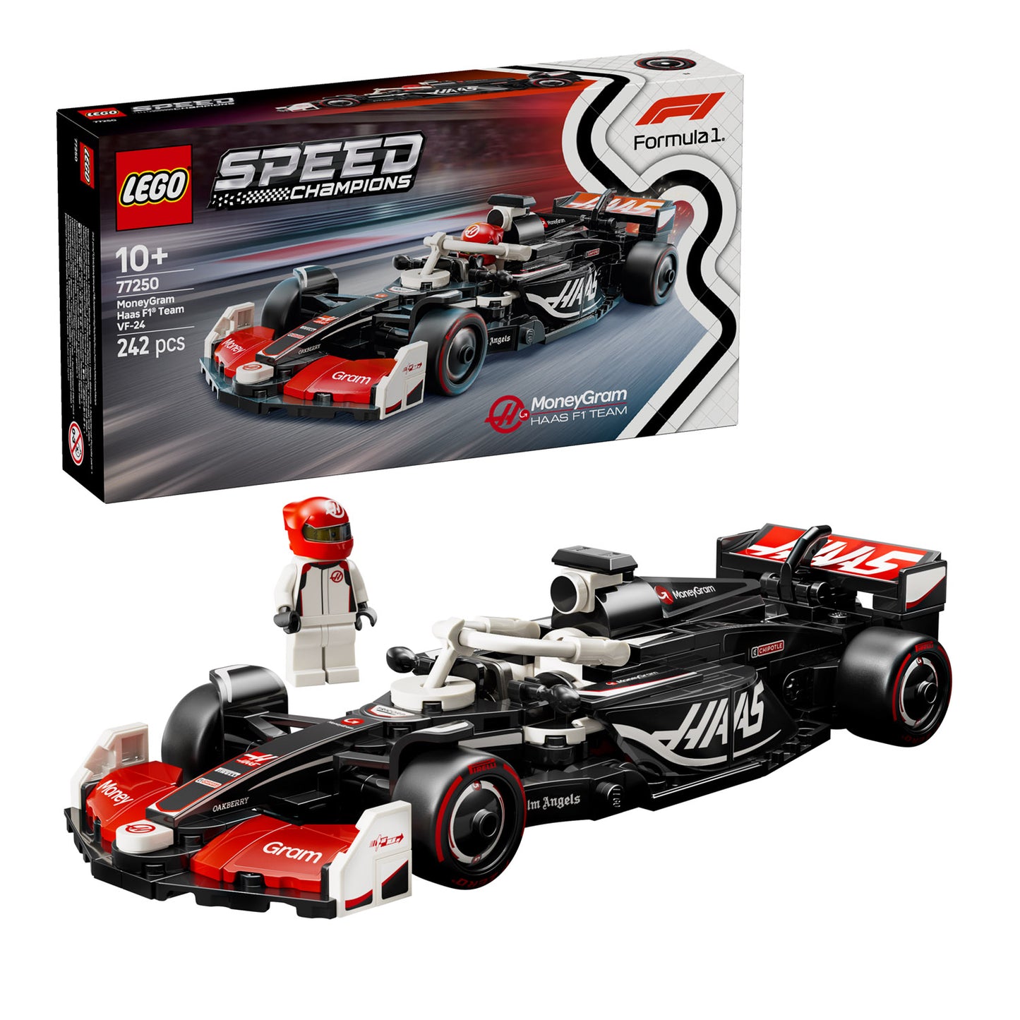 77250 LEGO Speed Champions MoneyGram Haas F1® Team VF-24 Race Car
